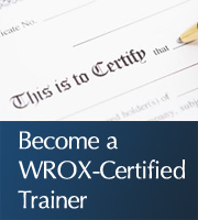 Become a Wrox Certified Trainer